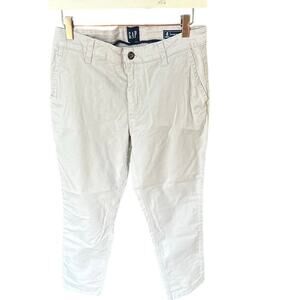 GAP Light Khaki Relaxed Girlfriend Jeans – Size 4